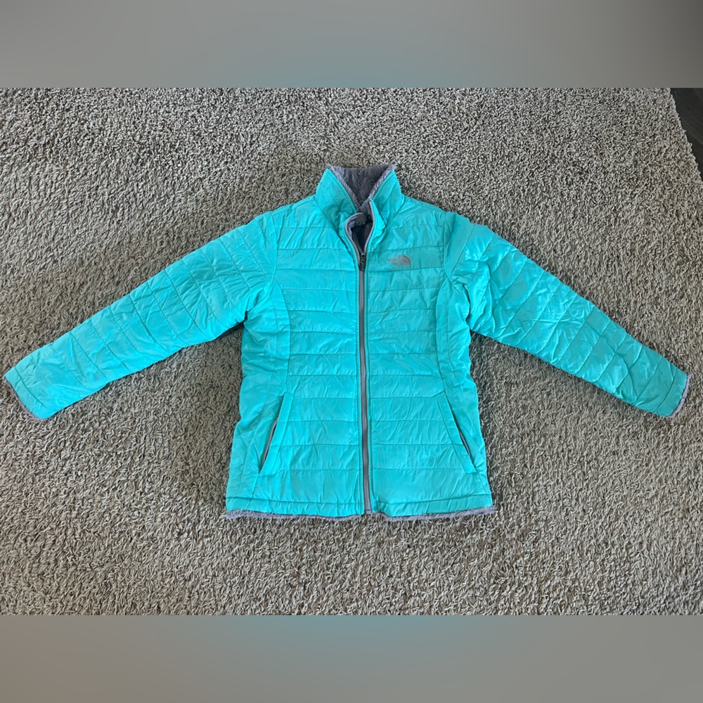 Girls Mossbud Swirl Reversible Jacket Coat. XL/18.